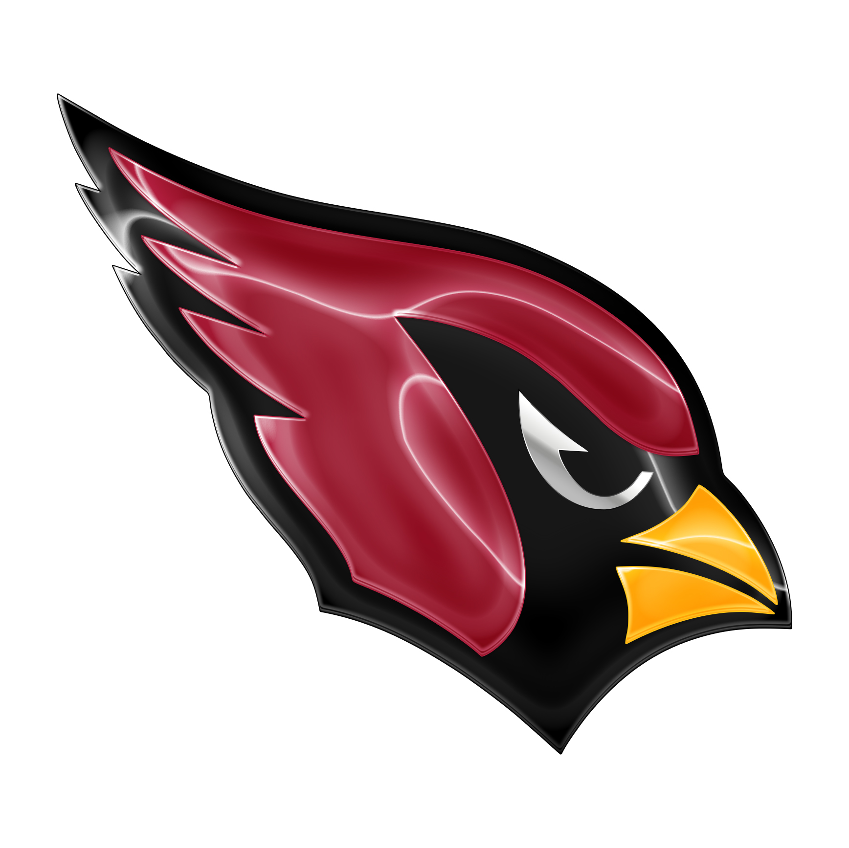 Arizona Cardinals Crystal Logo iron on paper